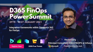 Integration Frameworks Within Dynamics 365 for FinOps - FinOps 2021