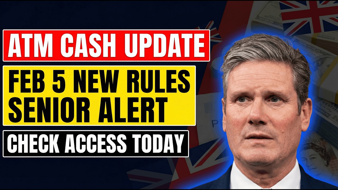 🚨 UK ATM Cash Alert for Over-60s | Feb 5, 2026 Rule Change Explained