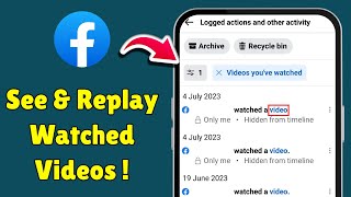 How To See & Replay Watched Videos On Facebook 2026 Guide