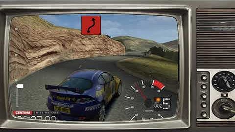 colin mcrae rally 3 PS classic retro rally racing game Ford puma rally car