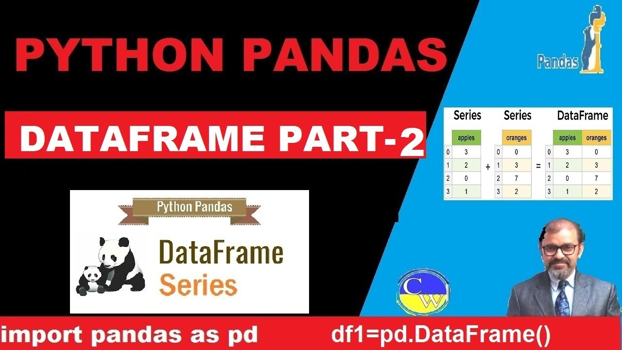 PYTHON PANDAS | DATA FRAMES CREATION | PART 2 | INFORMATICS PRACTICES ...