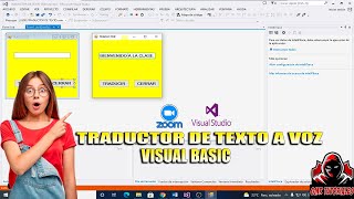 EJERCICIO NO  5 //TRADUCTOR DE TEXTO A VOZ // VISUAL BASIC