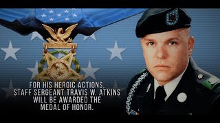 Staff Sgt. Travis Atkins to be awarded the Medal of Honor