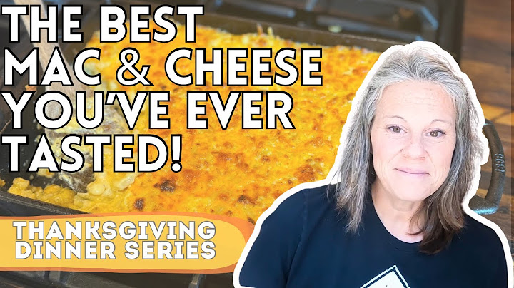 The CREAMIEST Mac & Cheese Recipe EVER (& It's SUPER EASY!) #thanksgivingrecipes #homemadesimple
