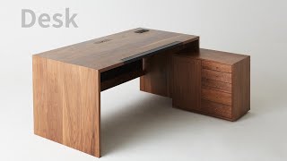 한트베르커 - 책상 제작과정 [Making walnut desk]