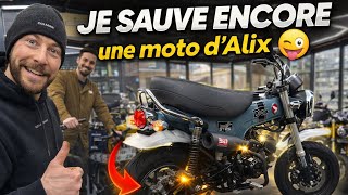Je sauve encore une des motos d’Alix 🧐 HONDA DAX 125 &amp; HONDA Monkey 125