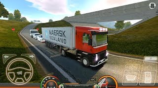 Truck Simulator Europe 2 - Cargo Container Delivery - Android Gameplay FHD screenshot 3