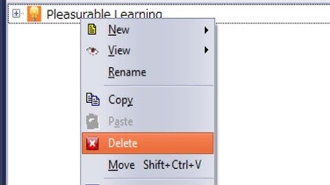 Deleting a Concept in SuperMemo By Deleting The Element