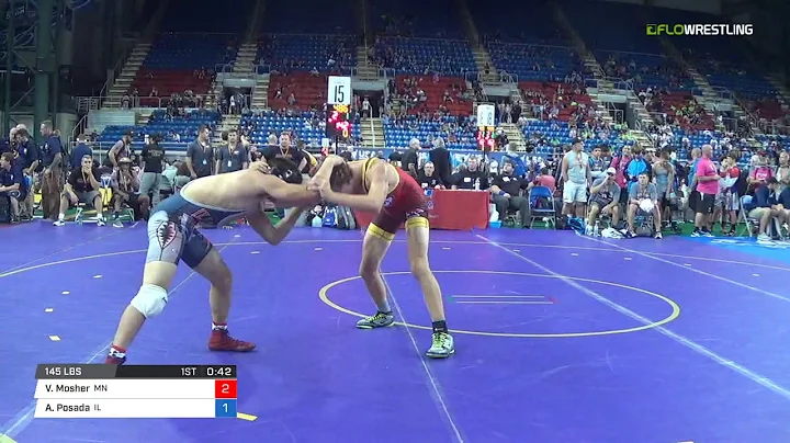 Cadet FS 145 Round of 64 - Vincent Mosher (MN) vs....