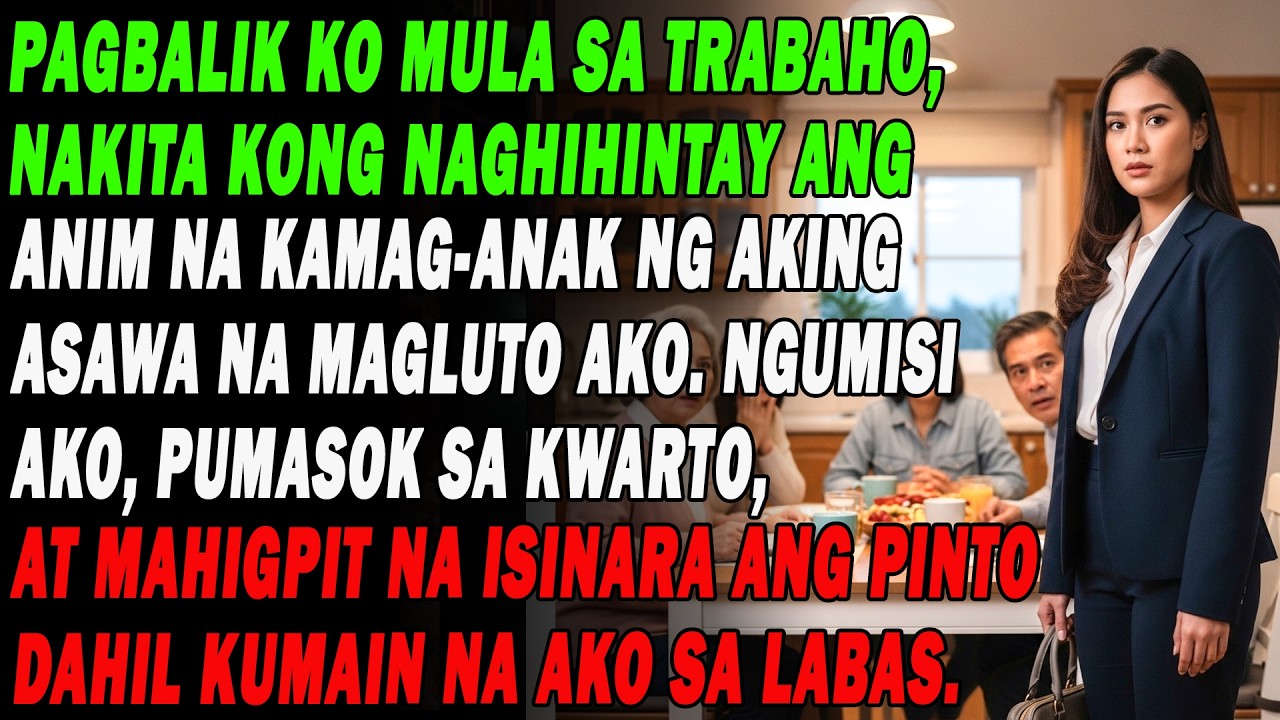 Kakauwi Ko Lang Galing Sa Trabaho — Anim Na Bibig Ang Naghihintay Na Pakainin Ko. Nginitian Ko...😏