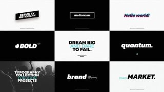 Quantum. Animated Typography Pack (Best After Effects Projects)