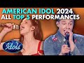 All american idol top 5 performances 2024  idols global