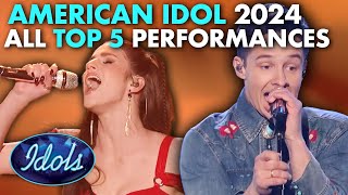 ALL AMERICAN IDOL TOP 5 PERFORMANCES 2024 | Idols Global