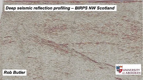 Deep seismic reflection profiling - BIRPS NW Scotland