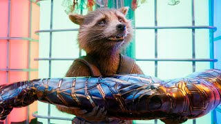 Rocket Gets Bucky's Vibranium Arm - The Guardians of the Galaxy Holiday Special (2022) Movie Clip HD