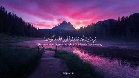 أحمد النفيس..سورة التوبة..سبحان الله وبحمده..سبحان الله العظيم...🌸🌿