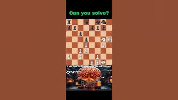 End the Game in 2 Moves! ♟️ #chess #chesspuzzle