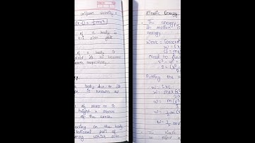 Work energy and power class 9 #notes