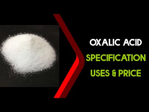 Video: La ce se folosește acidul oxamic?