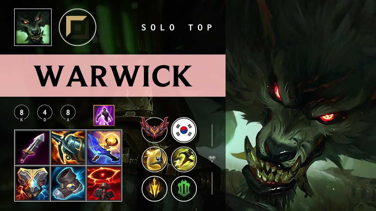 Warwick Top vs K'Sante - KR Grandmaster Patch 26.02