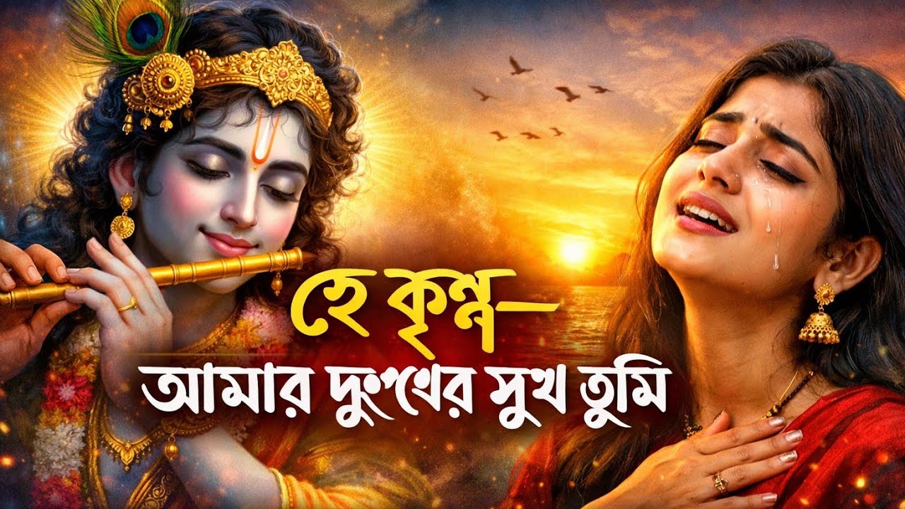 হে কৃষ্ণ আমার দুঃখের সুখ তুমি || New Krishna song || Sangeet Bengal 