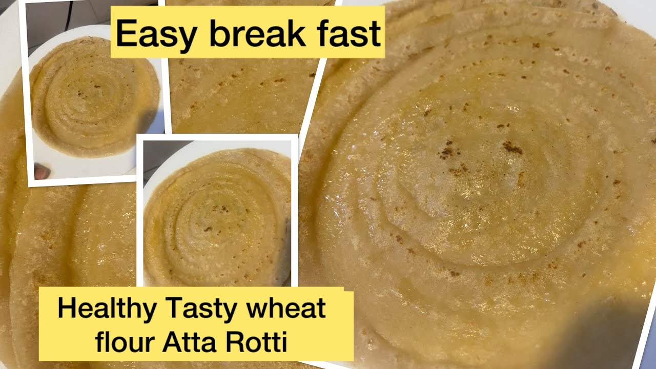 Simple Atta Dosha👌Easy Healthy Breakfast wheat flour Atta Rotti/ # ...