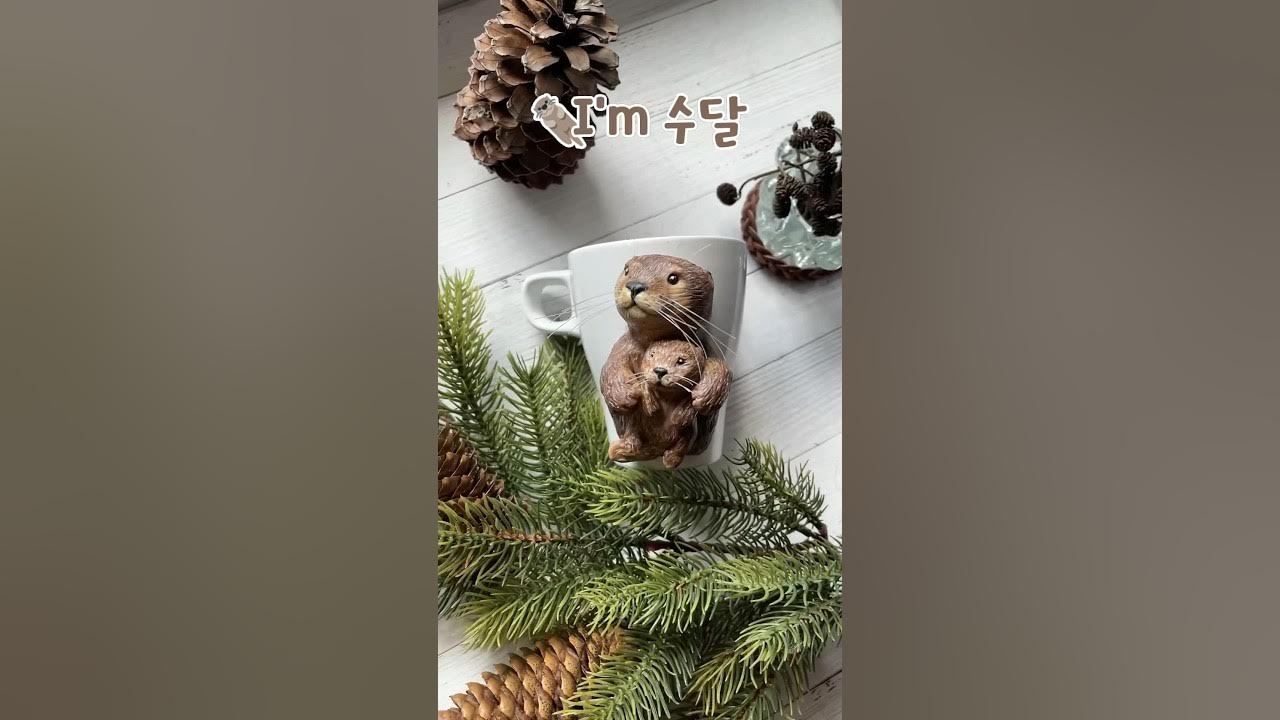 Выдра с выдренком #выдра #выдры #выдреныш #выдренок #otter #otters ...