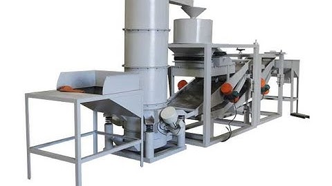 high quality peanut shelling machine buckwheat shelling machine video