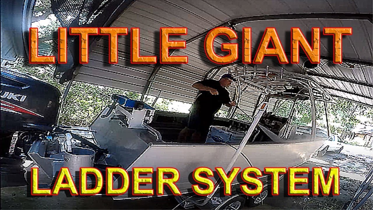 ''LITTLE GIANT'', boat steps? 10410BA Safety Step Ladder