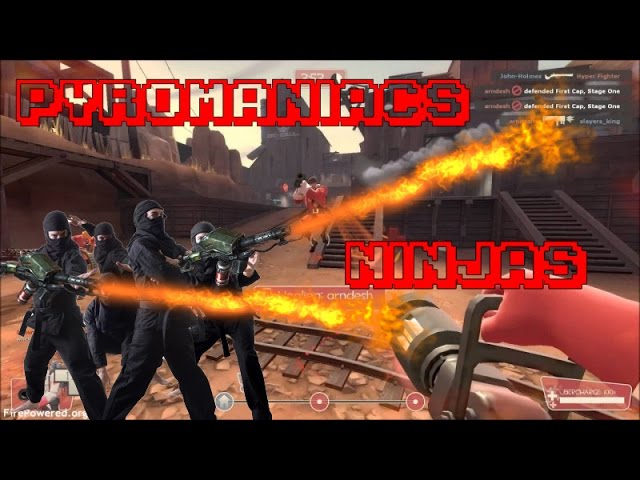 Jugando a Team Fortress 2 - Ninjas Pirómanos !!!!!