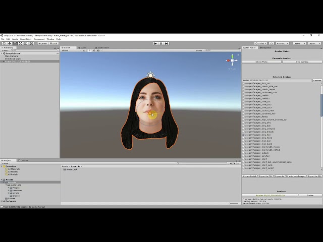 RELEASED] Avatar Maker - 3D avatar from a single selfie - Unity Forum