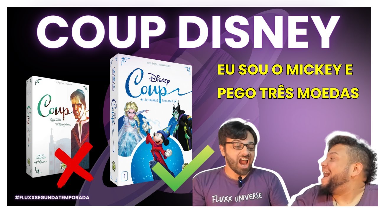 Coup Disney: Novas Regras, Cartas e Gameplay! Como Jogar e Misturar as Caixas | Review Completo