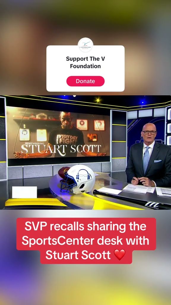 This heartfelt moment from SVP on Stuart Scott ❤️