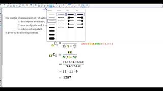 Math 14 5.5 Objective 3: Find the Value of the Combination