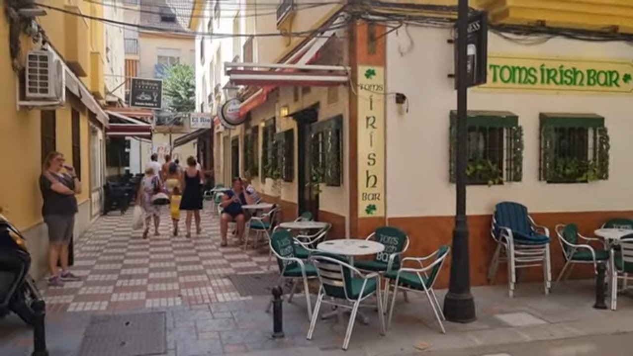 FUENGIROLA - Hotel Angela to Alley Cats, Toms Irish Bar, George Best Tavern