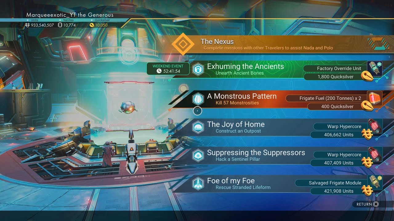 NMS -Weekend Event- Exhuming the Ancients [ Past]