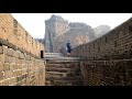 hike Jinshanling Great Wall in spring 2018