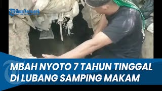 Sosok Mbah Nyoto Tinggal Di Lubang Sdaning Makam Selama 7 Tahun Di Madiun Kini Dievakuasi