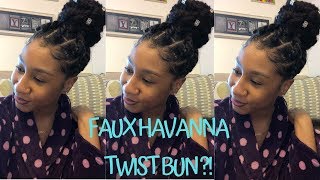 HOW TO DO FAUX HAVANNA TWIST BUN screenshot 5