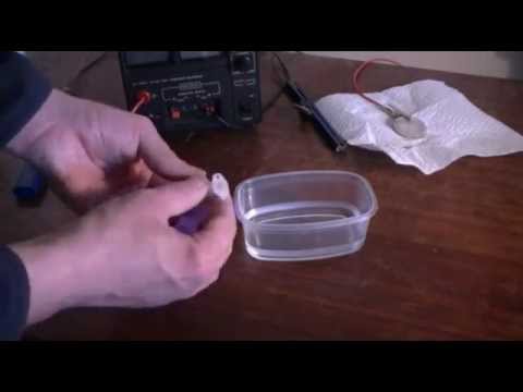 How to electroplate silver on copper using silver nitrate 