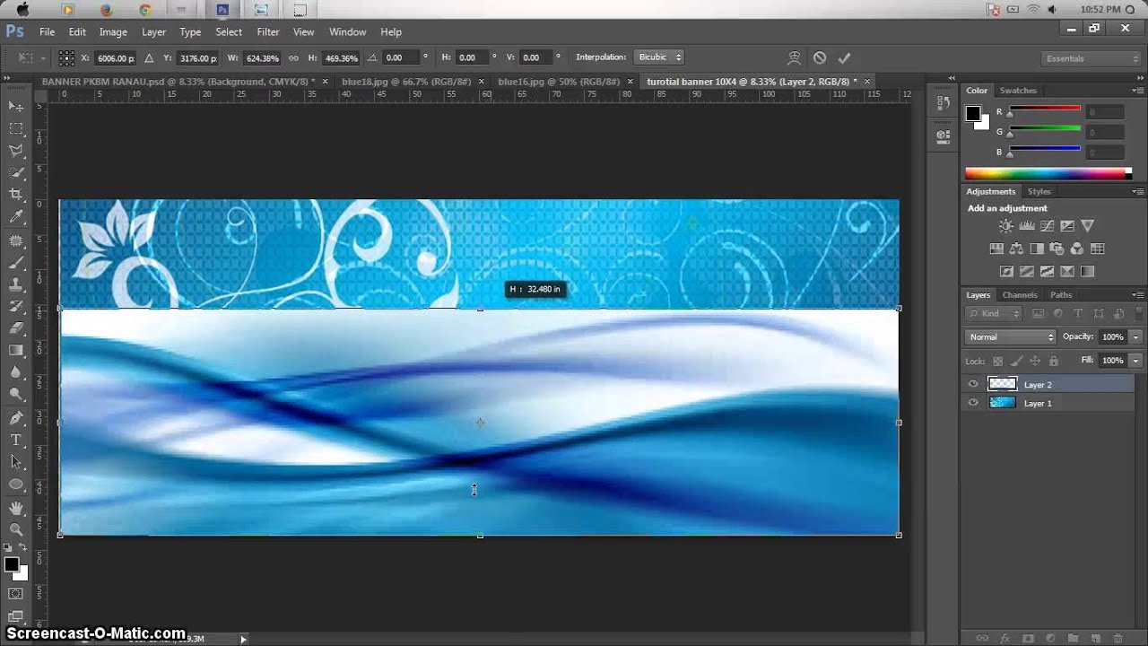 Cara Buat Banner Dengan Photoshop CS6 YouTube