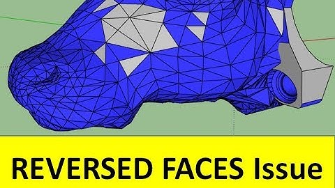 Reversed Faces FiX for 3D Printing- Sketchup