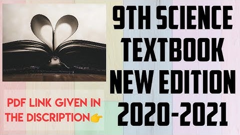 9th Science Textbook New Syllabus 2020-2021 | Download Here | English Medium |