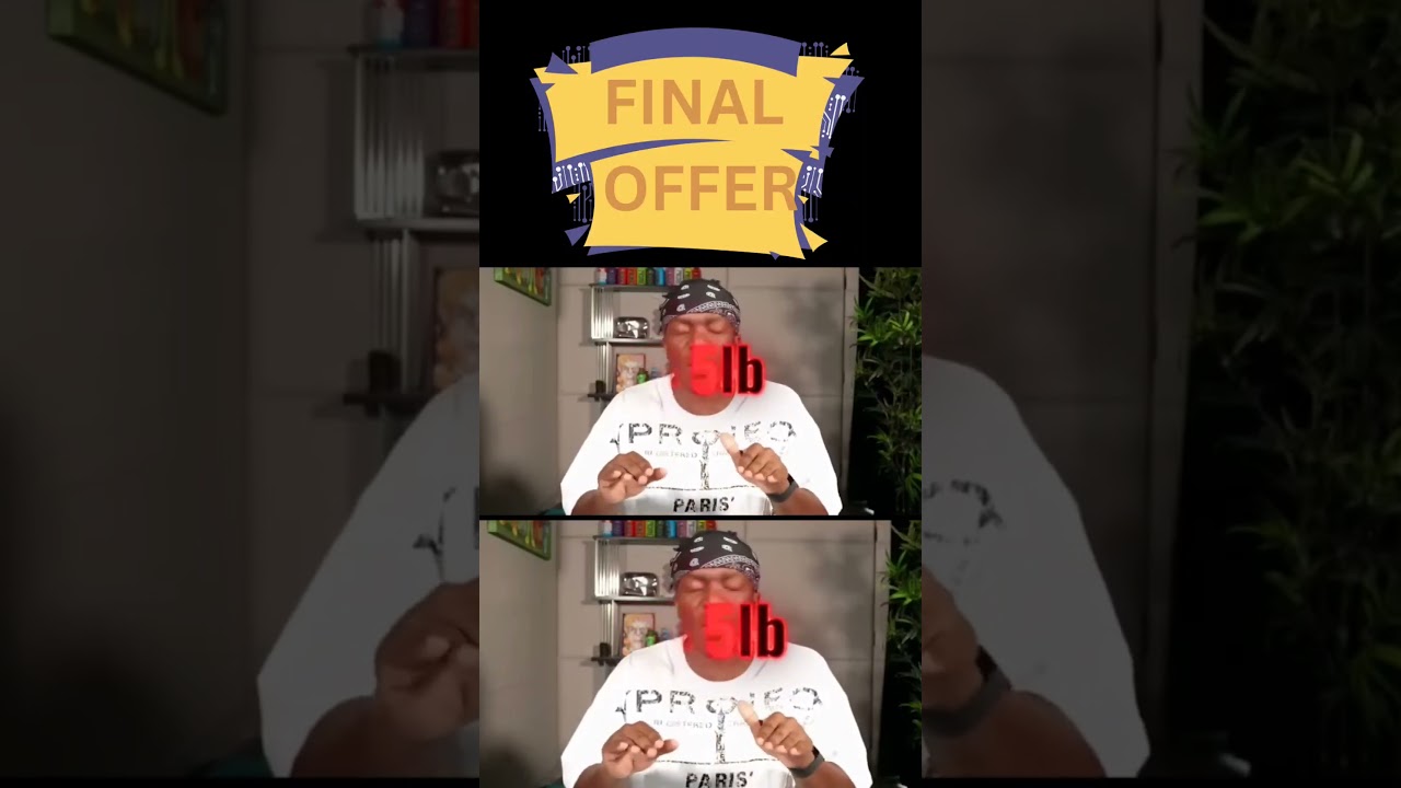 ksis final offer @jakepaul sign the contract big boy sign the contract