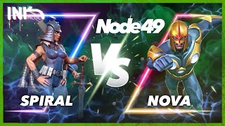 Spiral VS Node 49(Polka Dot Power) Nova-Marvel Contest of Champions