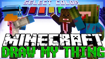 WHAT IS THAT!? Minecraft Draw My Thing Minigame w/ HuskyMudkipz and Bashur | JeromeASF