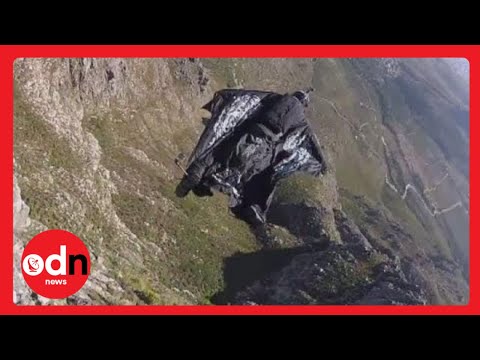 New footage: Jeb Corliss crashes into Table Mountain