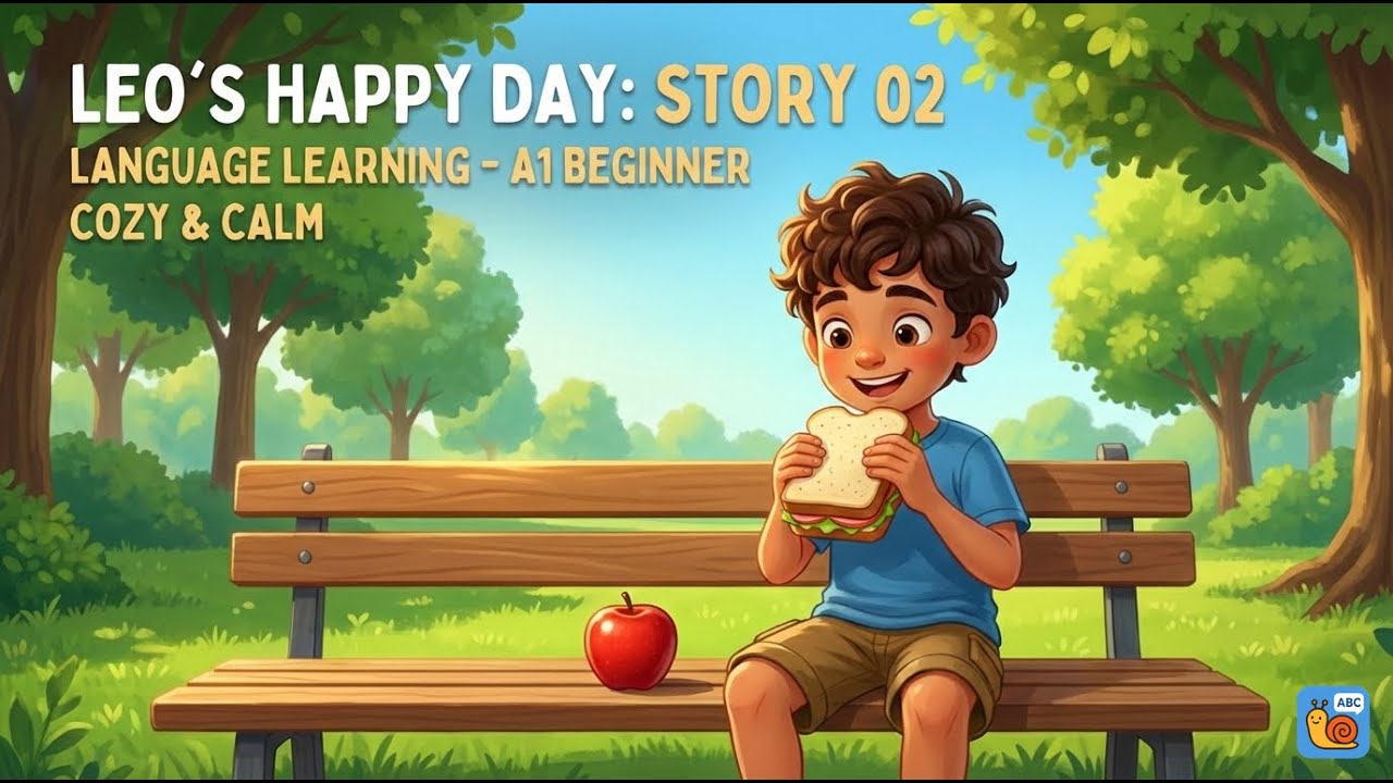 Learn English Through Story Level 1 | Leo's Happy Day | English Listening Practice