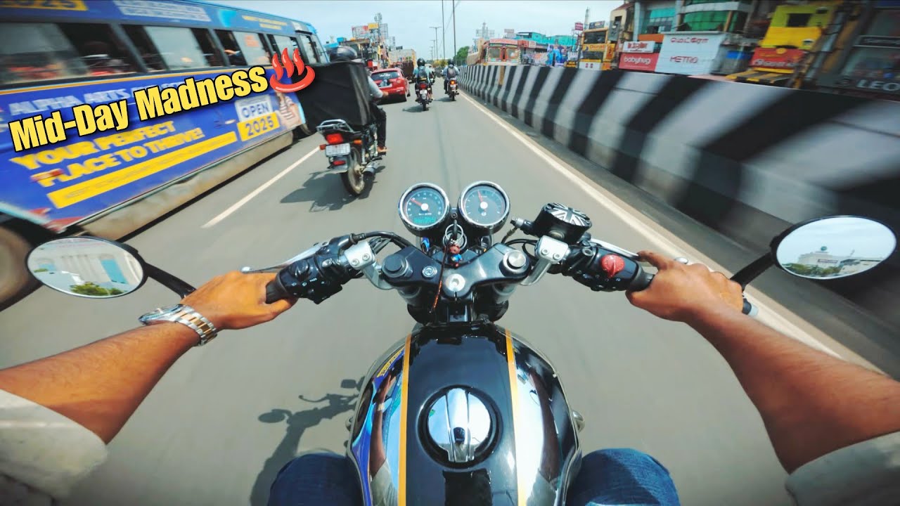 GT650 VS AFTERNOON TRAFFIC🚦: SWERVING & LANE-SPLITTING | (CHROMEPET TO TAMBARAM) #chennai