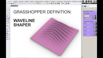 Free Rhino Grasshopper Definition (GH file): Waveline Shaper